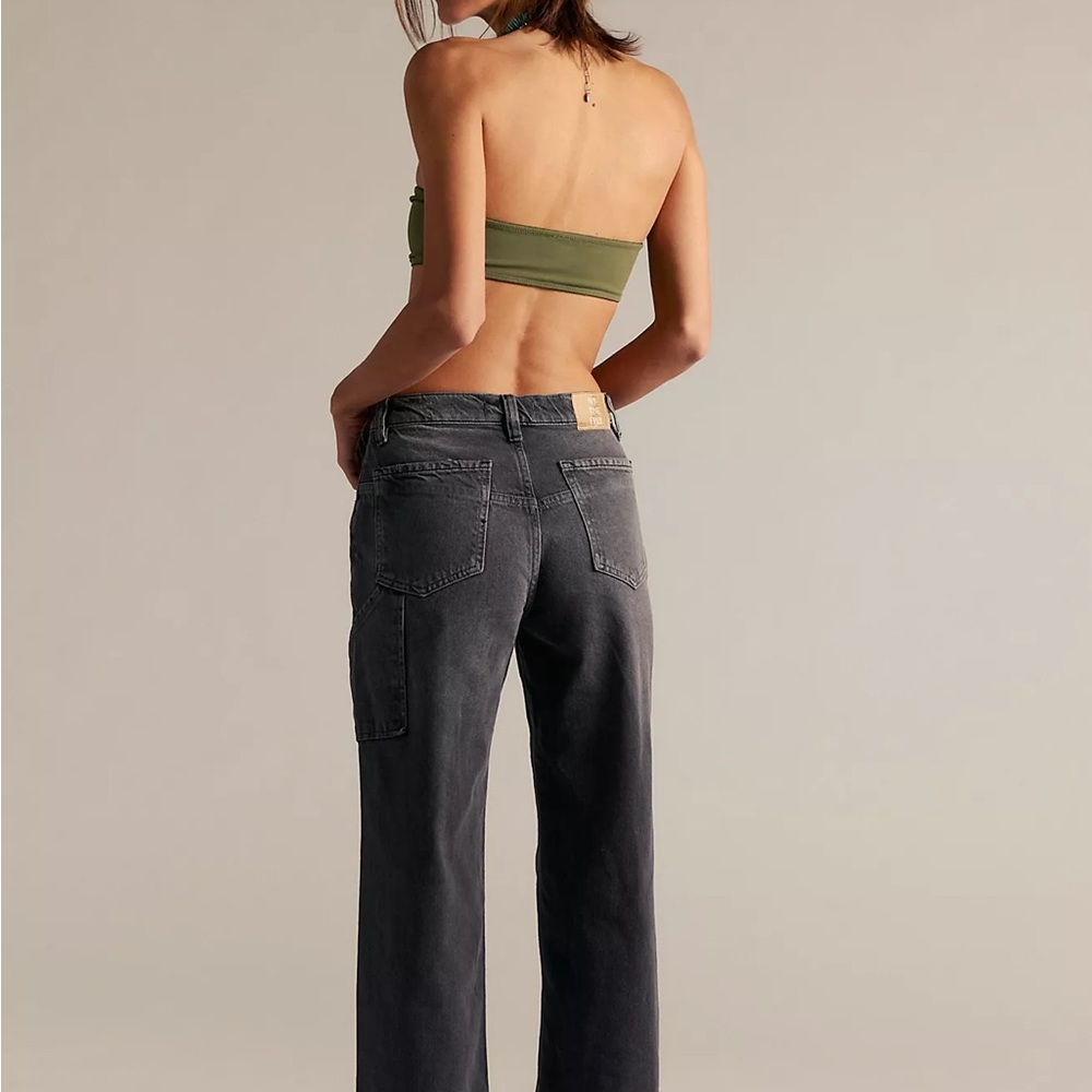 We The Free Charcoal Straight Leg Jeans - Picture 5 of 6